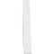 Ekena Millwork Pitch Vienna Architectural Grade PVC Gable Pediment, 36"W x 7 1/2"H x 1"P (5/12) GPP036X008X100VIE - alternate 5